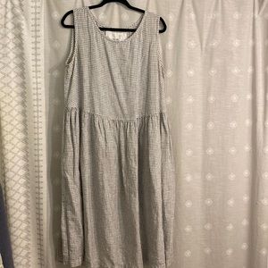 NotPerfectLinen Smock Dress